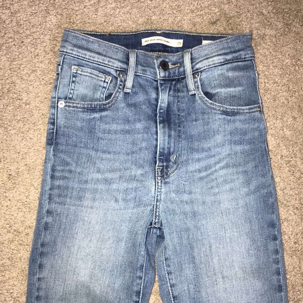 Levi’s High rise super skinny